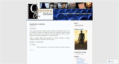 Desktop Screenshot of cinemaedebate.com